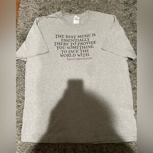 Bruce Springsteen Short Sleeve Shirt Size XL